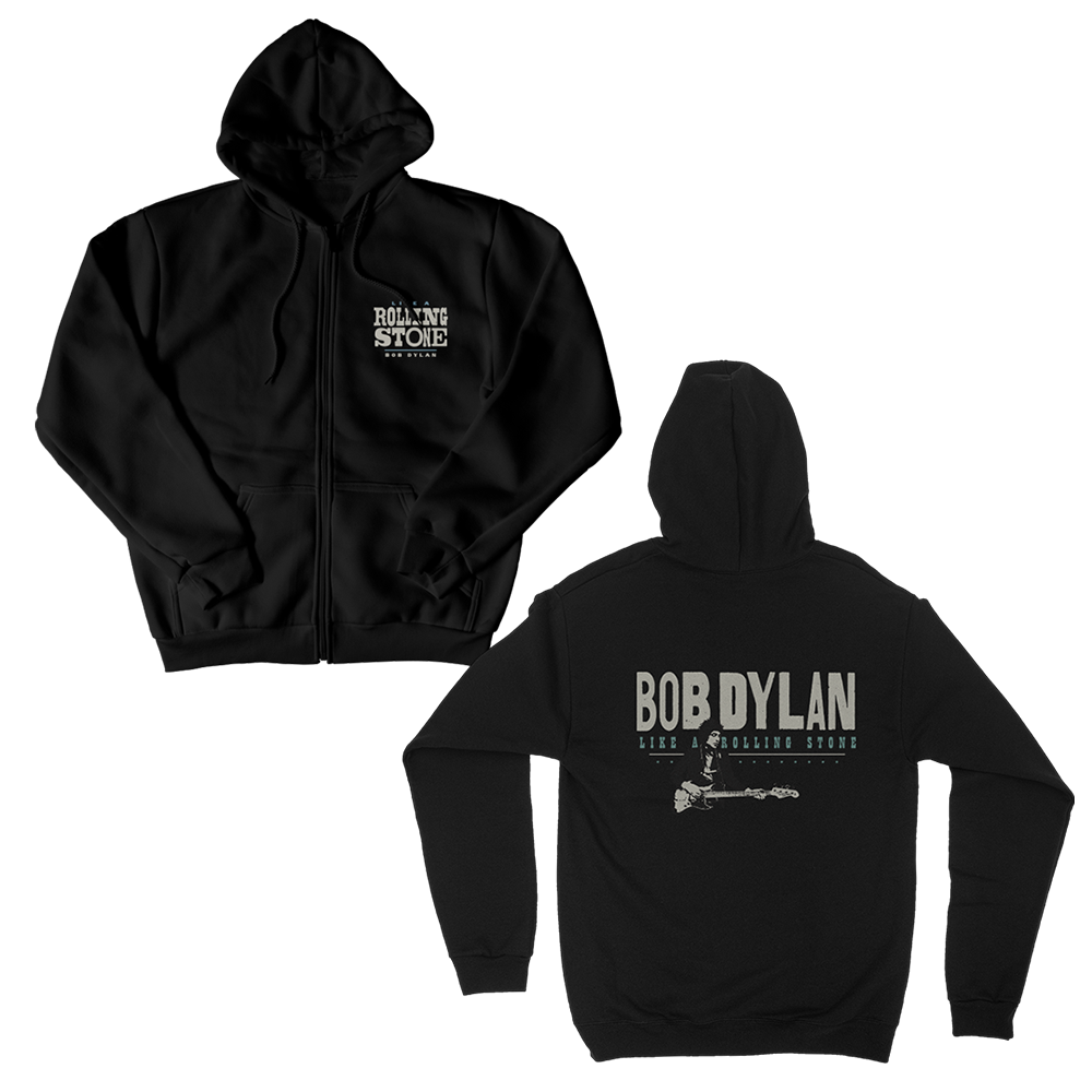Like A Rolling Stone Zip Hoodie Bob Dylan Official Store