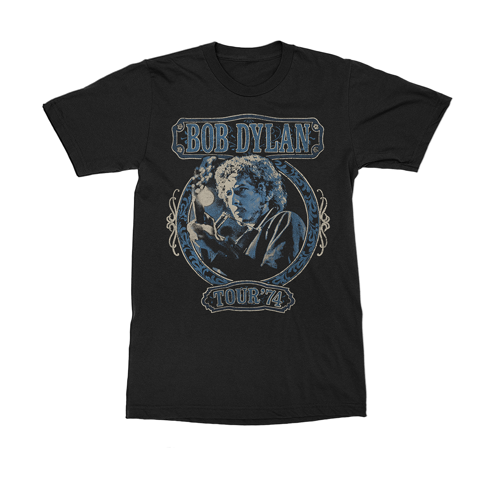 Tour '74 Black T-Shirt - Bob Dylan Official Store Tour '74 Black T-Shirt - Bob Dylan Official Store