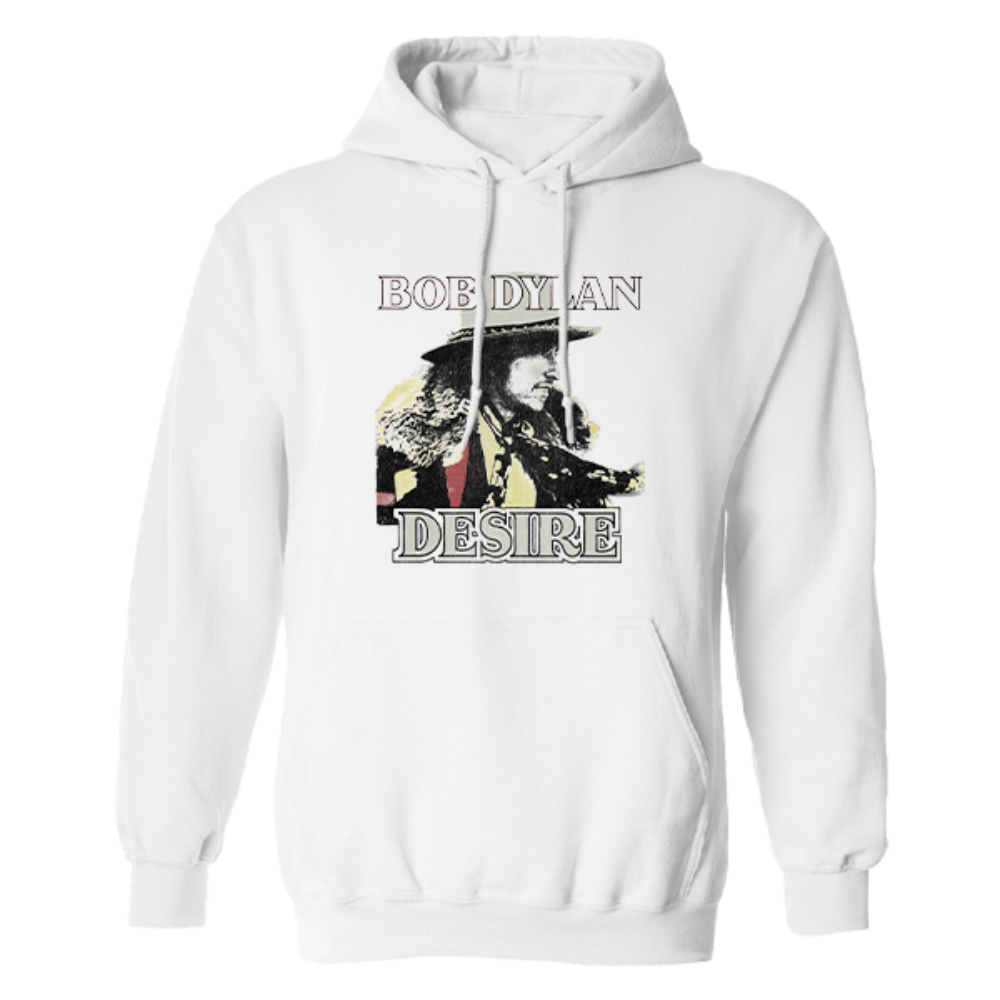Desire White Hoodie - Bob Dylan Official Store