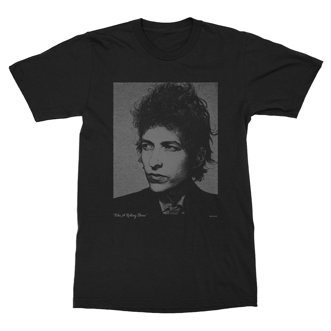 Like A Rolling Stone Portrait T-Shirt Front