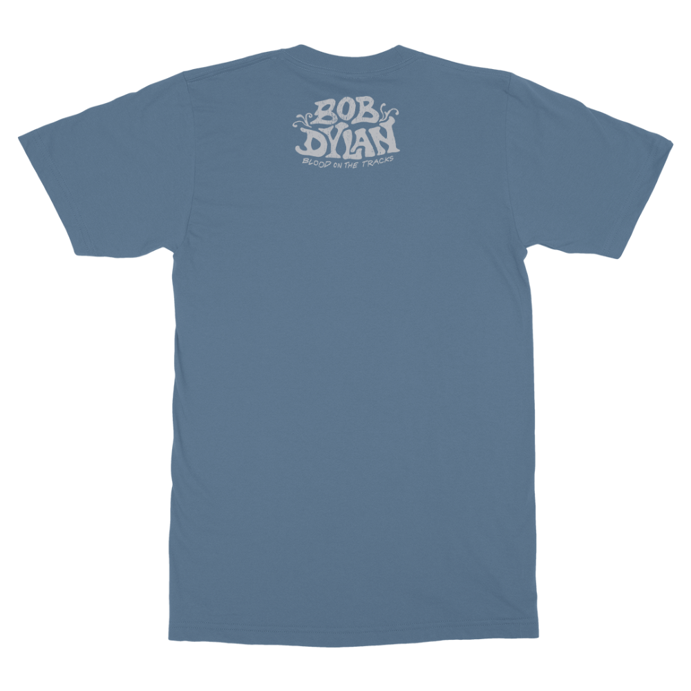 Blood On The Tracks Song Titles T-Shirt Back