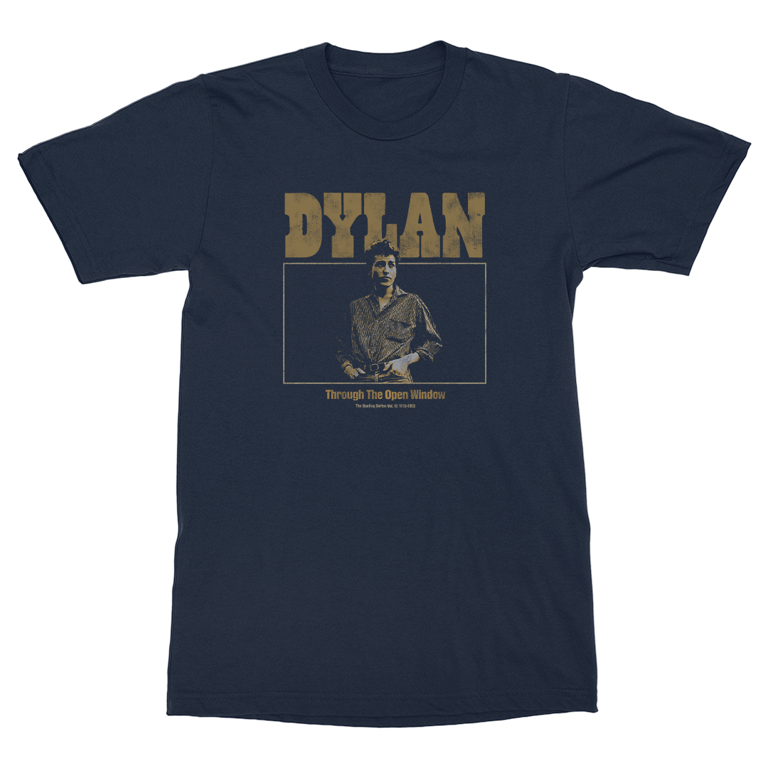 Bob Dylan Tシャツ XL Through The Open Window Navy T-Shirt - Bob Dylan Official Store