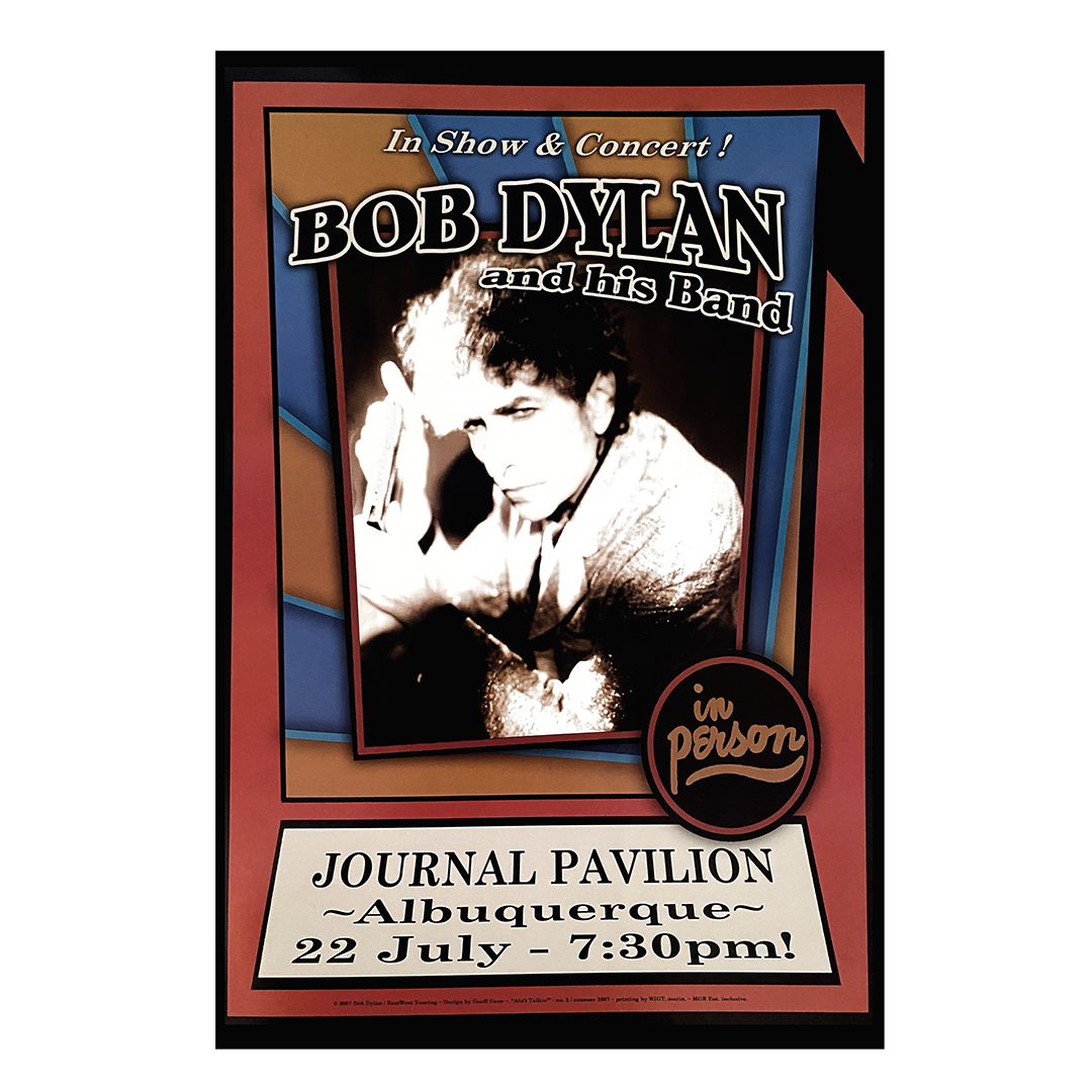 Albuquerque Poster Bob Dylan Official Store