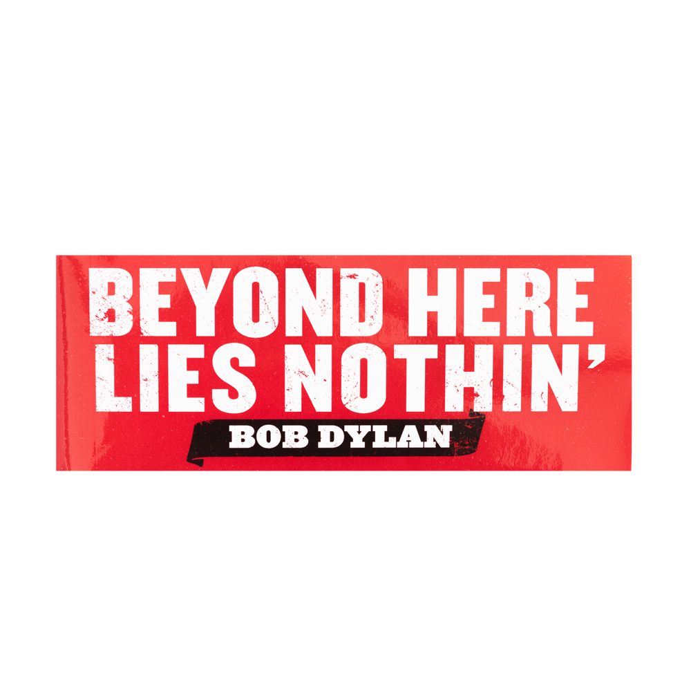 Beyond Here Bumper Sticker