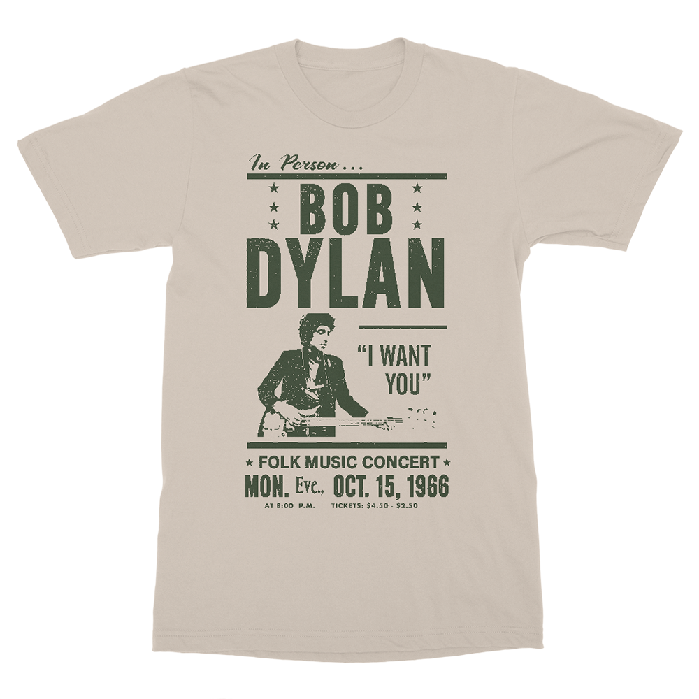 In Person T-Shirt Bob Dylan Official Store