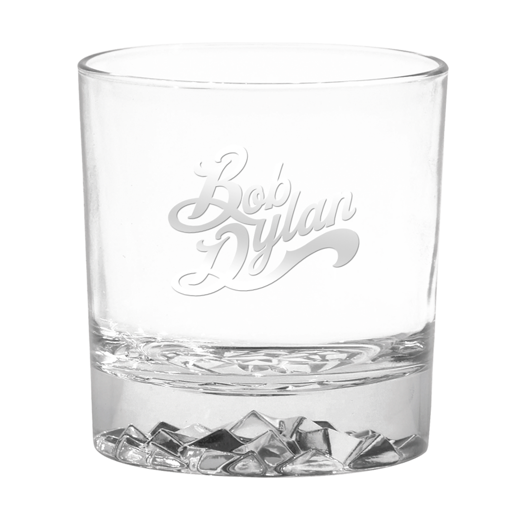 Script Logo Whiskey Glass