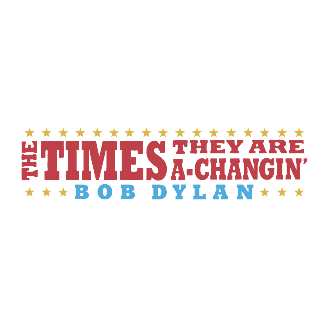 The Times They Are A-Changin’ Bumper Sticker