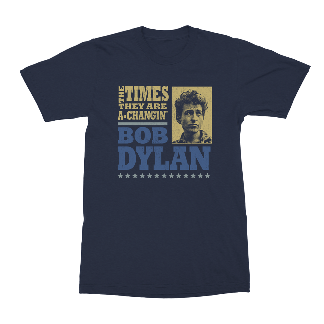 The Times They Are A-Changin' Navy T-Shirt
