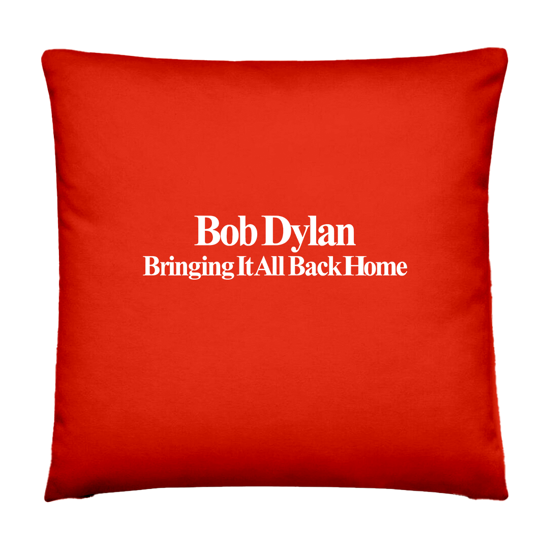 Bringing It All Back Home Album Cover Pillow Back