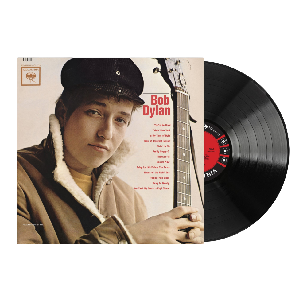 Bob Dylan (Mono Reissue); Image with Vinyl