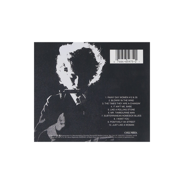 Bob Dylan's Greatest Hits CD Bob Dylan Official Store